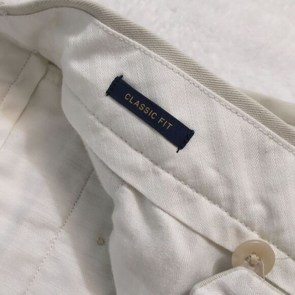 Polo Ralph Lauren Pants Men's Cream 36X30 Cotton Classic Fit EUC‎ - Picture 3 of 10
